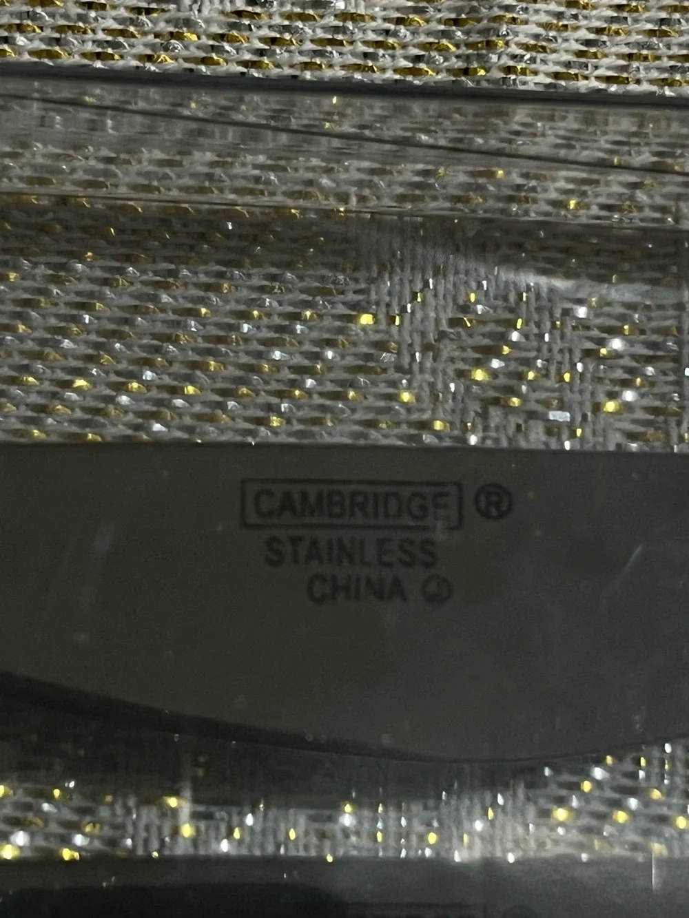 NIB Cambridge Silversmiths Mosaic 4pc Spreader Set Discontinued